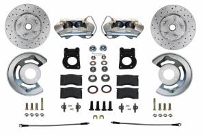 LEED Brakes - LEED Brakes Front Disc Brake Conversion Kit 70-73 Ford Mustang, Cougar | MaxGrip XDS Rotors - FC0002SMX