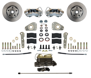 LEED Brakes - LEED Brakes Manual Front Disc Brake Conversion Ford Full Size 4 Piston - FC0025-405