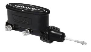 Wilwood - Wilwood High Volume Tandem Master Cylinder - 7/8in Bore Black-W/Pushrod - 260-9439-BK