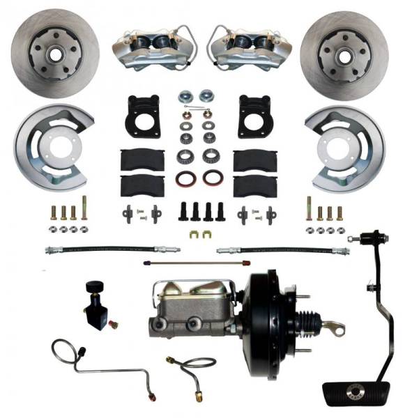 LEED Brakes - LEED Brakes Power Disc Brake Conversion 67-69 Ford with Automatic Transmission - 4Piston - FC0002-3405A
