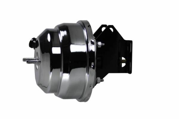 LEED Brakes - LEED Brakes 8 inch Dual power booster with bracket (Chrome) - G9