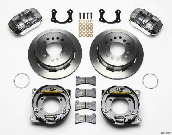 Wilwood - Wilwood Dynapro Low-Profile 11.00in P-Brake Kit-Polish New Big Ford 2.50in Offset - 140-11389-P