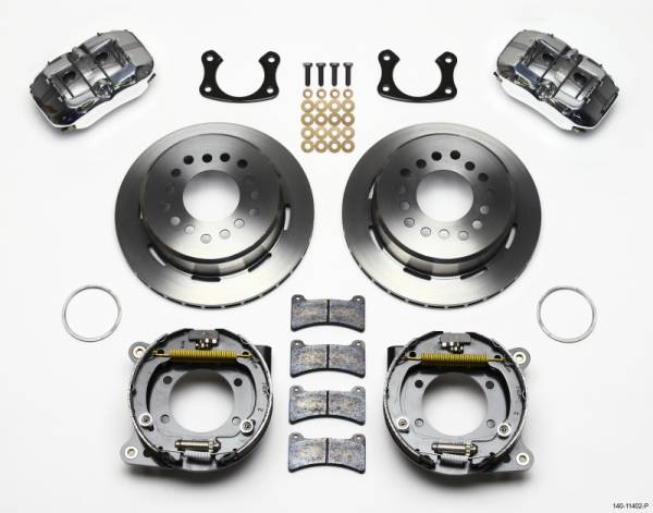 Wilwood - Wilwood Dynapro Low-Profile 11.00in P-Brake Kit - Polish New Big Ford 2.36in Offset - 140-11402-P