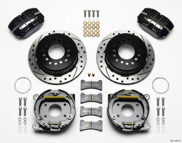 Wilwood - Wilwood Dynapro Low-Profile 11.00in P-Brake Kit Drilled AMC 71-74 2.60in Offset - 140-11941-D