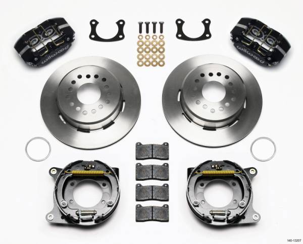 Wilwood - Wilwood Dynapro Dust-Boot P/S Park Brake Kit New Big Ford 2.50in Offset - 140-13207