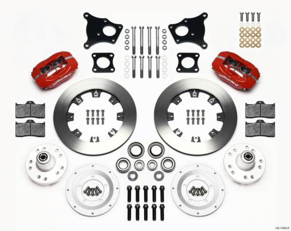 Wilwood - Wilwood Forged Dynalite Front Kit 12.19in Red AMC 71-76 OE Disc w/o Bendix Brakes - 140-13395-R