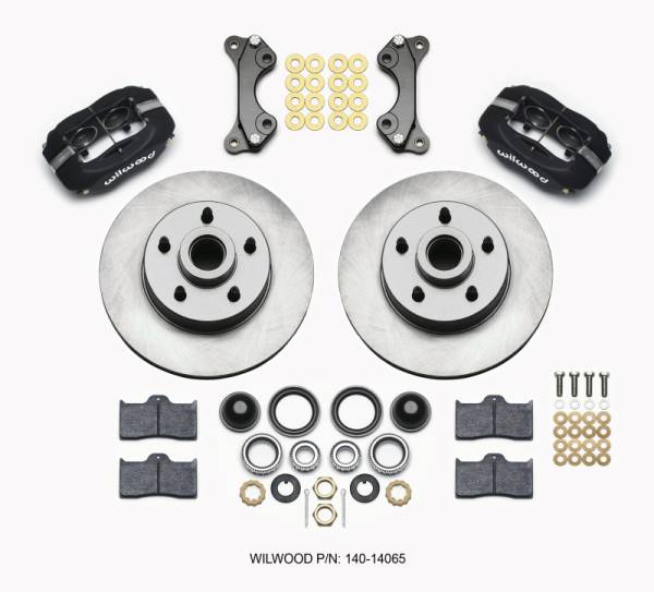 Wilwood - Wilwood Forged Dynalite Front Kit 11.03in 1 PC Rotor&Hub WWE ProSpindle - 140-14065