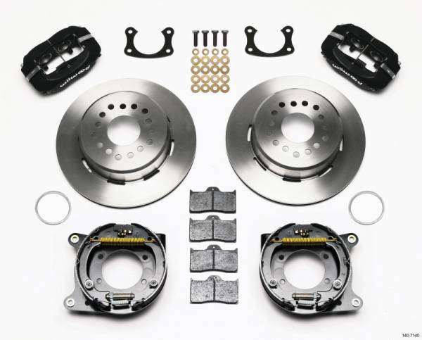 Wilwood - Wilwood Forged Dynalite P/S Park Brake Kit New Big Ford 2.50in Offset - 140-7140
