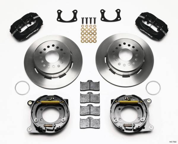 Wilwood - Wilwood Forged Dynalite P/S Park Brake Kit New Big Ford 2.36in Offset - 140-7582