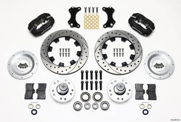Wilwood - Wilwood Forged Dynalite Front Kit 12.19in Drilled WWE ProSpindle - 140-9918-D