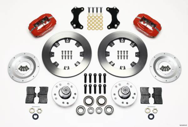 Wilwood - Wilwood Forged Dynalite Front Kit 12.19in Red WWE ProSpindle - 140-9918-R