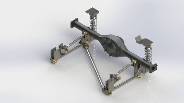 Control Freak Suspensions - 4-Link MOPAR Parallel Coilover Rear Suspension System