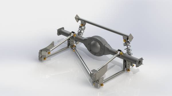 Control Freak Suspensions - 4-Link MOPAR Parallel Coilover Rear Suspension System