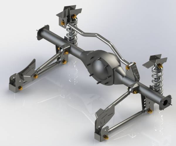 Control Freak Suspensions - 4-Link MOPAR Parallel Coilover Rear Suspension System