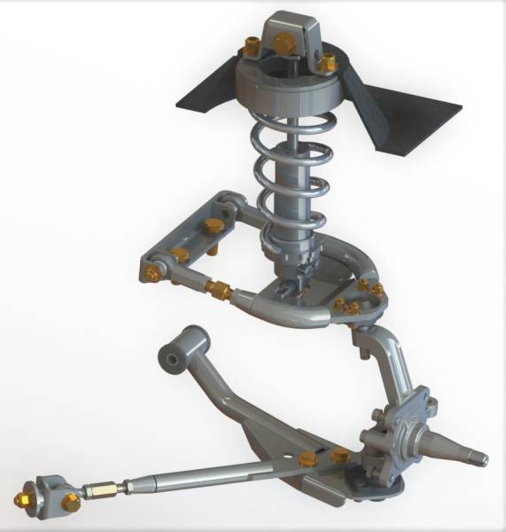 Control Freak Suspensions - Front Coilover Conversion Kit, Big Block