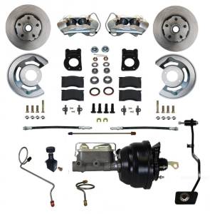 LEED Brakes Power Disc Brake Conversion 67-69 Ford with Manual Transmission - 4Piston - FC0002-X405M