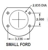 LEED Brakes - LEED Brakes Rear Disc Brake Conversion Kit - Ford 8in 9in Small bearing - RC0001 - Image 2