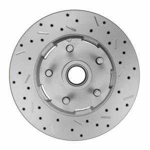 LEED Brakes - LEED Brakes Front Disc Brake Conversion Kit Spindle Mount - 65-69 Ford | 4 Piston Calipers MaxGrip XDS Rotors - FC0001SMX - Image 2