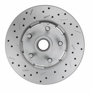 LEED Brakes - LEED Brakes Front Disc Brake Conversion Kit Spindle Mount - 65-69 Ford | 4 Piston Calipers MaxGrip XDS Rotors - FC0001SMX - Image 3