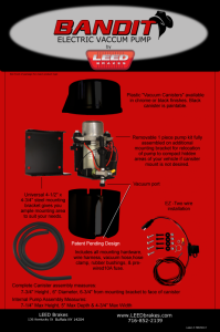 LEED Brakes - LEED Brakes Electric Vacuum Pump Kit - Black Bandit Series - VP001B - Image 4