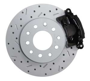 LEED Brakes - LEED Brakes Rear Disc Brake Conversion Kit - MaxGrip XDS- Black Powder Coated Calipers - Ford 8in 9in Small bearing - BRC0001X - Image 3
