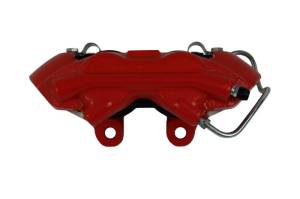 LEED Brakes - LEED Brakes Manual Front Kit with Drilled Rotors and Red Powder Coated Calipers - RFC0001-405X - Image 3