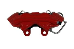 LEED Brakes - LEED Brakes MANUAL FRONT DISC BRAKE CONVERION KIT WITH DRILLED ROTORS AND RED POWDER COATED CALIPERS for 1962-69 Ford Fairlane, 1963-69 Falcon & Ranchero, 1963-69 Mercury Comet, 1964-69 Cyclone - RFC0001-4C7X - Image 3