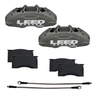 LEED Brakes - LEED Brakes MaxGrip Lite 4 Piston Aluminum Calipers | Caliper Upgrade for 1964-67 Mustang - CC0005 - Image 1
