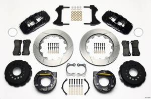 Wilwood AERO4 Rear P-Brake Kit 14.00in Big Ford New Style 2.36in Offset - 140-10944