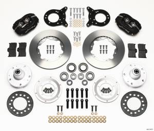 Wilwood Forged Dynalite Front Kit 11.00in 1965-1969 Mustang Disc & Drum Spindle - 140-11071