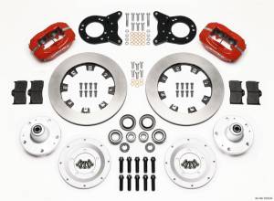 Wilwood Forged Dynalite Front Kit 12.19in Red 1965-1969 Mustang Disc & Drum Spindle - 140-11072-R