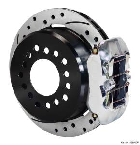 Wilwood Dynapro Low-Profile 11.00in P-Brake Kit Drill-Pol New Big Ford 2.50in Offset - 140-11389-DP