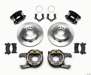 Wilwood D154 P/S Park Brake Kit Mopar/Dana 2.50in Off w/Snap Ring Brng - 140-12208