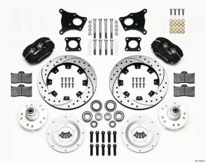 Wilwood Forged Dynalite Front Kit 12.19in Drilled AMC 71-76 OE Disc w/o Bendix Brakes - 140-13395-D