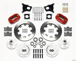 Wilwood Forged Dynalite Front Kit 12.19in Red AMC 71-76 OE Disc w/o Bendix Brakes - 140-13395-R