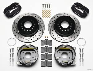 Wilwood Forged Dynalite P/S Park Brake Kit Drilled AMC 71-74 2.60in Offset - 140-13398-D