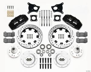 Wilwood Dynapro 6 Front Hub Kit 12.19in Drilled AMC 71-76 OE Disc w/o Bendix Brakes - 140-13554-D