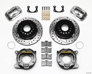 Wilwood Forged Dynalite P/S P-B Kit Drilled Polished New Big Ford 2.50in Offset - 140-7140-DP