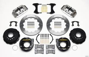 Wilwood Narrow Superlite 4R Rear P-Brk Kit 12.88in Polished Big Ford New Style 2.36in Offset - 140-9218-P