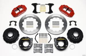Wilwood Narrow Superlite 4R Rear P-Brk Kit 12.88in Red Big Ford New Style 2.36in Offset - 140-9218-R