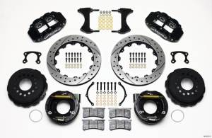 Wilwood Narrow Superlite 4R Rear P-Brk Kit 12.88in Drilled Big Ford New Style 2.50in Offset - 140-9219-D