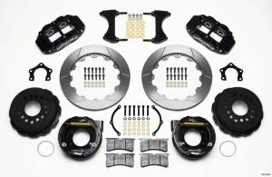 Wilwood Narrow Superlite 4R Rear P-Brk Kit 12.88in Mopar/Dana 2.36in Off w/Snap Ring Brng - 140-9222