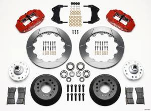 Wilwood Narrow Superlite 6R Front Hub Kit 12.88in Red WWE ProSpindle - 140-9919-R