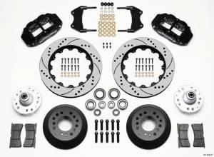 Wilwood Narrow Superlite 6R Front Hub Kit 14.00in Drilled WWE ProSpindle - 140-9920-D