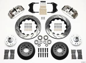 Wilwood Narrow Superlite 6R Front Hub Kit 14.00in Drill Pol WWE ProSpindle - 140-9920-DP