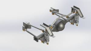 Control Freak Suspensions - 4-Link MOPAR Parallel Coilover Rear Suspension System - Image 2