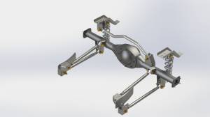 4-Link MOPAR Parallel Coilover Rear Suspension System