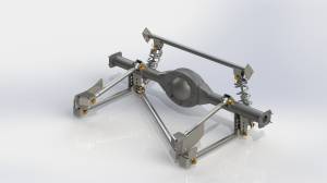 4-Link MOPAR Parallel Coilover Rear Suspension System