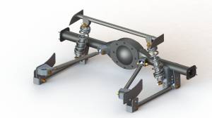 4-Link MOPAR Triangulated Coilover Rear Suspension System