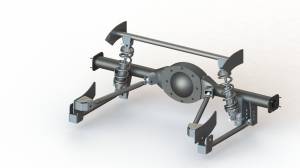 Control Freak Suspensions - 4-Link MOPAR Triangulated Coilover Rear Suspension System - Image 2